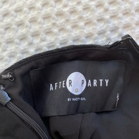 Nasty-gal sheen little black mini dress 🖤 - Picture 3 of 5